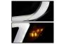 Spyder LED DRL Bar Black Smoke Projector Headlights - Spyder 9041808