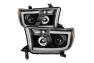 Spyder Black LED Halo Projector Headlights - Spyder 9027888