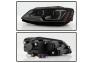 Spyder Black/Smoke DRL Projector Headlights - Spyder 9036682