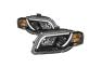 Spyder Black Light Tube DRL Projector Headlights - Spyder 5071842