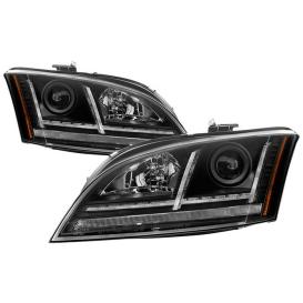 Spyder Black Projector Headlights With Sequential Turn Signals