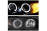 Spyder Black LED Halo Projector Headlights - Spyder 5077141