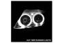 Spyder Chrome LED Halo Projector Headlights - Spyder 5029089