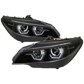Spyder Driver and Passenger Side  Xenon Projector Headlights with Sequential Turn Signal