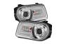 Spyder Chrome LED DRL Projector Headlights - Spyder 5075666