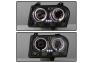 Spyder Smoke LED Halo Projector Headlights - Spyder 5009203