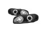 Spyder Black LED Halo Projector Headlights - Spyder 5009234