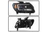 Spyder LED DRL Bar Black Projector Headlights - Spyder 5085283