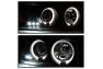 Spyder Black LED Halo Projector Headlights - Spyder 5009357