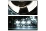 Spyder Chrome LED Halo Projector Headlights - Spyder 5009364