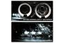 Spyder Smoke LED Halo Projector Headlights - Spyder 5009371