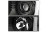 Spyder Black Light Tube DRL Projector Headlights - Spyder 5079473