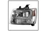 Spyder Chrome Light Bar DRL Projector Headlights - Spyder 5082572