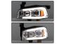 Spyder LED DRL Bar Chrome Projector Headlights - Spyder 5085238