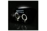 Spyder Black LED Halo Projector Headlights - Spyder 5009876