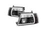 Spyder Version 2 LED DRL Bar Black Projector Headlights - Spyder 5084484