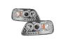 Spyder Chrome LED Halo Projector Headlights - Spyder 5010278