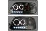 Spyder Smoke LED Halo Projector Headlights - Spyder 5010285