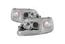 Spyder Version 2 LED DRL Bar Chrome Projector Headlights - Spyder 5084644