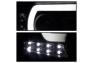 Spyder Black Light Bar DRL Projector Headlights - Spyder 5080523