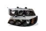 Spyder Black LED Halo Projector Headlights - Spyder 5010698