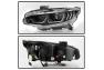 Spyder Black Projector Headlights With LED Sequential Turn Signal - Spyder 5086099