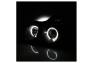 Spyder Black LED Halo Projector Headlights - Spyder 5011176