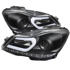 Spyder Black DRL Projector Headlights