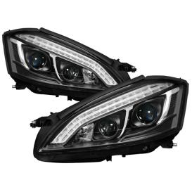 Spyder Black DRL LED Projector Headlights