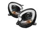 Spyder Black Light Bar DRL Projector Headlights - Spyder 5083449
