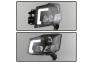 Spyder Version 2 LED DRL Bar Black Projector Headlights - Spyder 5085504
