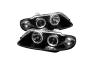 Spyder Black LED Halo Projector Headlights - Spyder 5011749