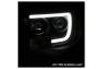 Spyder Version 2 LED DRL Bar Black Projector Headlights - Spyder 5084514
