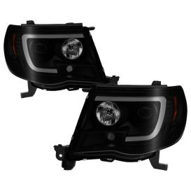 Spyder Version 2 Light Bar Black/Smoke Projector Headlights