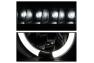 Spyder Black LED Halo Projector Headlights - Spyder 5012029