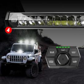  XKGLOW XK Glow SAR360 Light Bar Kit Emergency Search and Rescue Light System (2)52In (2)36In