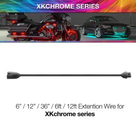   XKGLOW XK Glow 6 Inch - 4 Pin Extension Wire for XKchrome & 7 Color Series