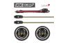XKGLOW XK Glow 4.5In Chrome RGB LED Harley Running Light XKchrome Bluetooth App Controlled Kit - XKGLOW XK042011-W
