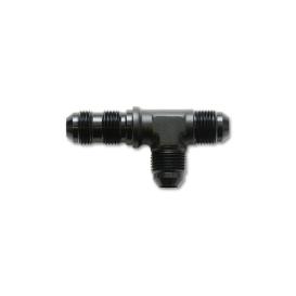 Vibrant Performance -12AN Bulkhead Adapter Tee on Run Fittings - Anodized Black Only