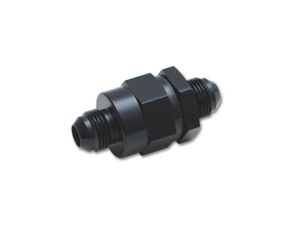 Vibrant Performance Check Valve w/ Integrated -6AN Male Flare Fittings - Vibrant Performance 11187