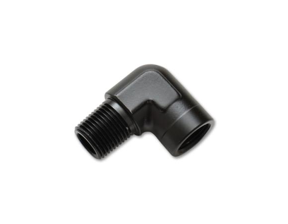 Vibrant Performance 3/8in NPT Female to Male 90 Degree Pipe Adapter Fitting - Vibrant Performance 11342