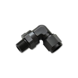 Vibrant Performance -8AN to 1/4in NPT Female Swivel 90 Degree Adapter Fitting