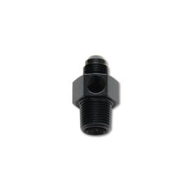 Vibrant Performance -6AN Male to 1/4in NPT Male Union Adapter Fitting w/ 1/8in NPT Port