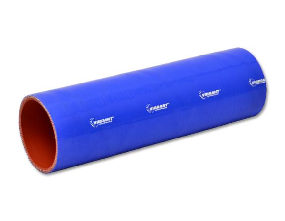 Vibrant Performance 4 Ply Reinforced Silicone Straight Hose Coupling - 2in I.D. x 12in long (BLUE) - Vibrant Performance 27071B