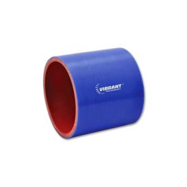 Vibrant Performance 4 Ply Reinforced Silicone Straight Hose Coupling - 2.25in I.D. x 3in long (BLUE)