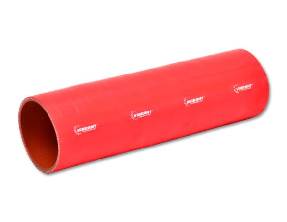 Vibrant Performance 4 Ply Reinforced Silicone Straight Hose Coupling - 5in I.D. x 12in long (RED) - Vibrant Performance 27251R