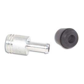 Vibrant Performance 19mm (3/4in) O.D. Aluminum Vacuum Hose Fitting (includes Rubber Grommet)