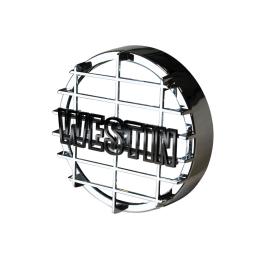 Westin 6" Round Chrome Plastic Light Grille