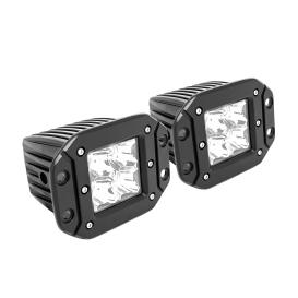 Westin FM4Q Series Flush Mount 4.8"x3.6" 2x12W Flood Beam LED Light Bars