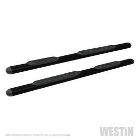 Westin 4" Premier Black Oval Tube Step Bars